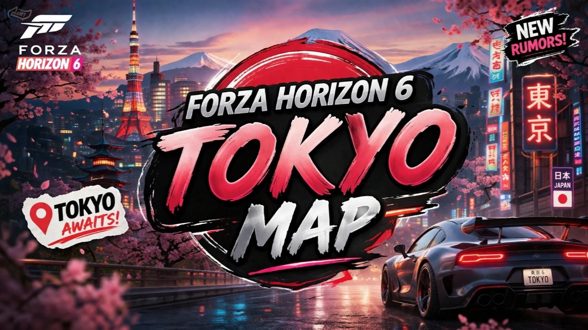 Forza Horizon 6 Tokyo Map looks insane with detailed roads, city layout, and next-gen racing environment