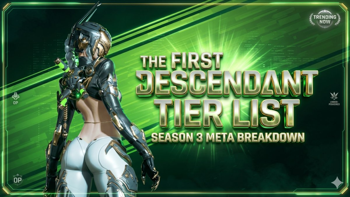 The First Descendant tier list showing the best and worst characters ranked for meta gameplay